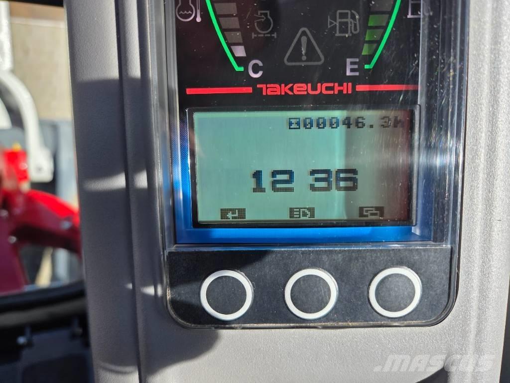 Takeuchi TB216 V0 Mini ekskavatörler, 7 tona dek