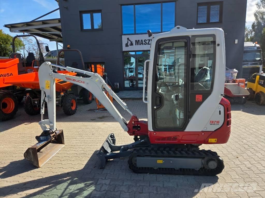 Takeuchi TB216 V0 Mini ekskavatörler, 7 tona dek