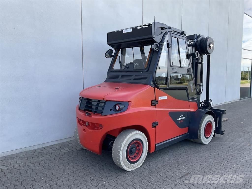 Linde E80-01/900 Elektrikli forkliftler