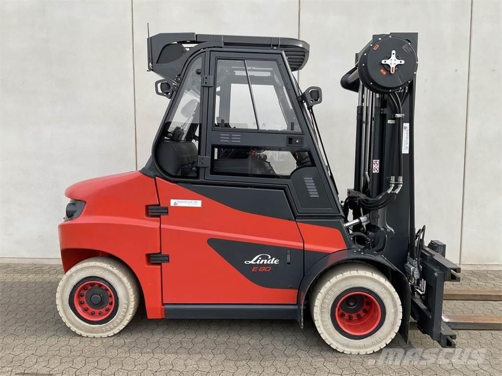 Linde E80-01/900 Elektrikli forkliftler