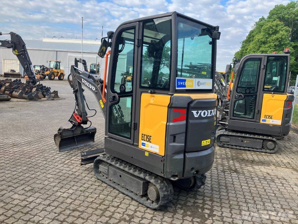 Volvo EC 15 E Mini ekskavatörler, 7 tona dek