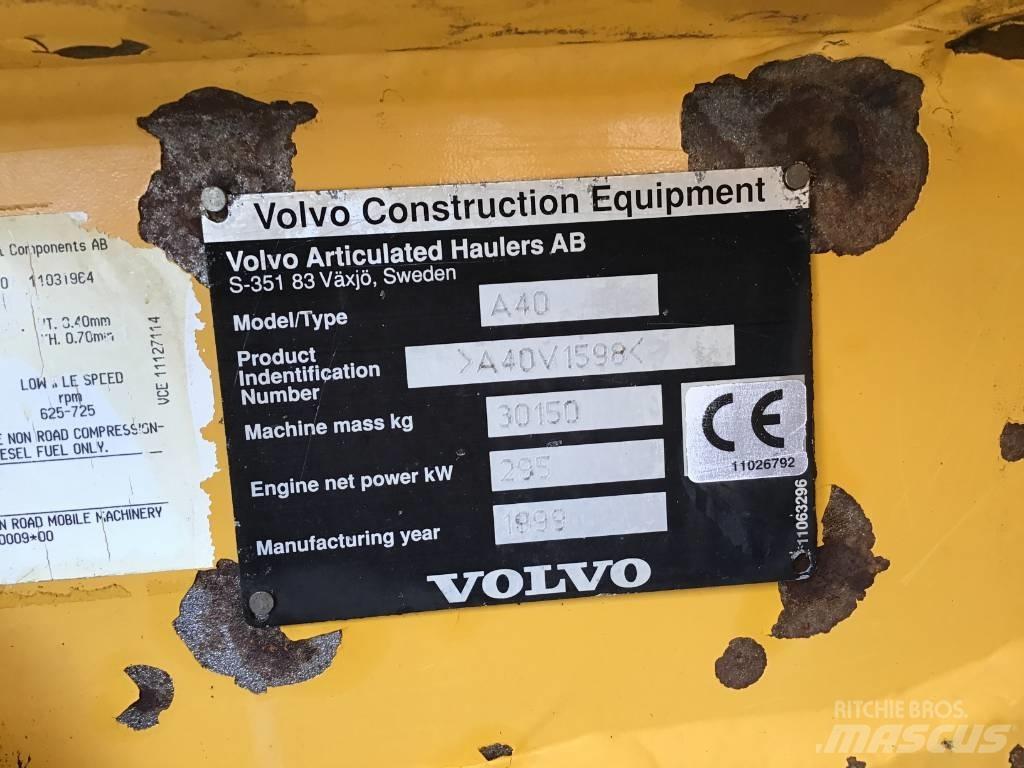 Volvo A 40C Belden kirma kaya kamyonu
