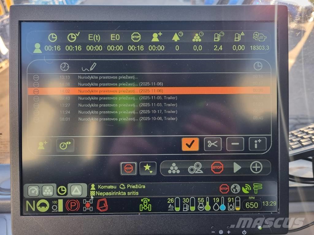 Komatsu 931 Biçerdöverler