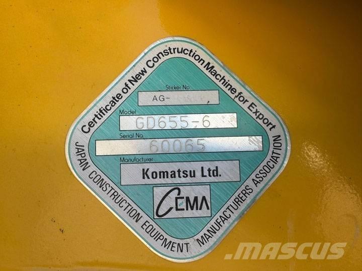 Komatsu GD 655-6 Greyderler
