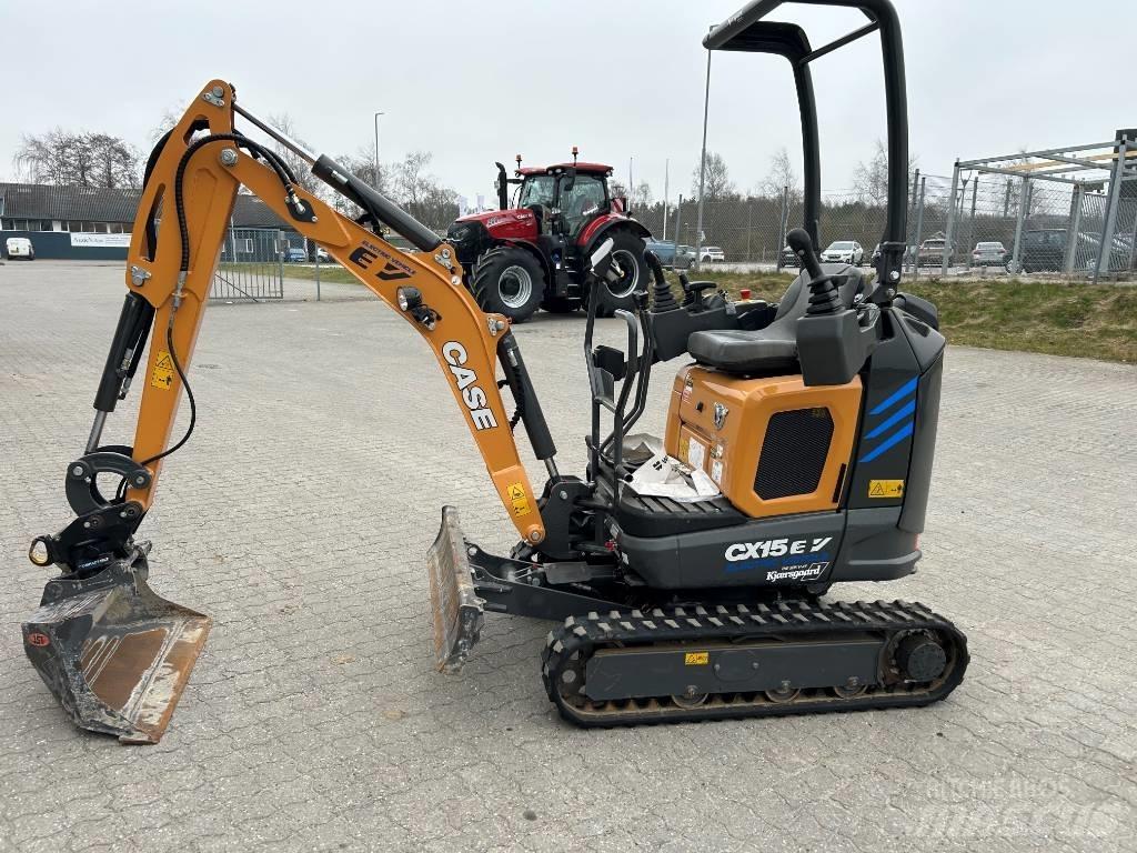 CASE CX 15 EV Mini ekskavatörler, 7 tona dek