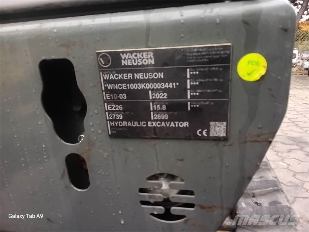Wacker Neuson EZ26 Paletli ekskavatörler