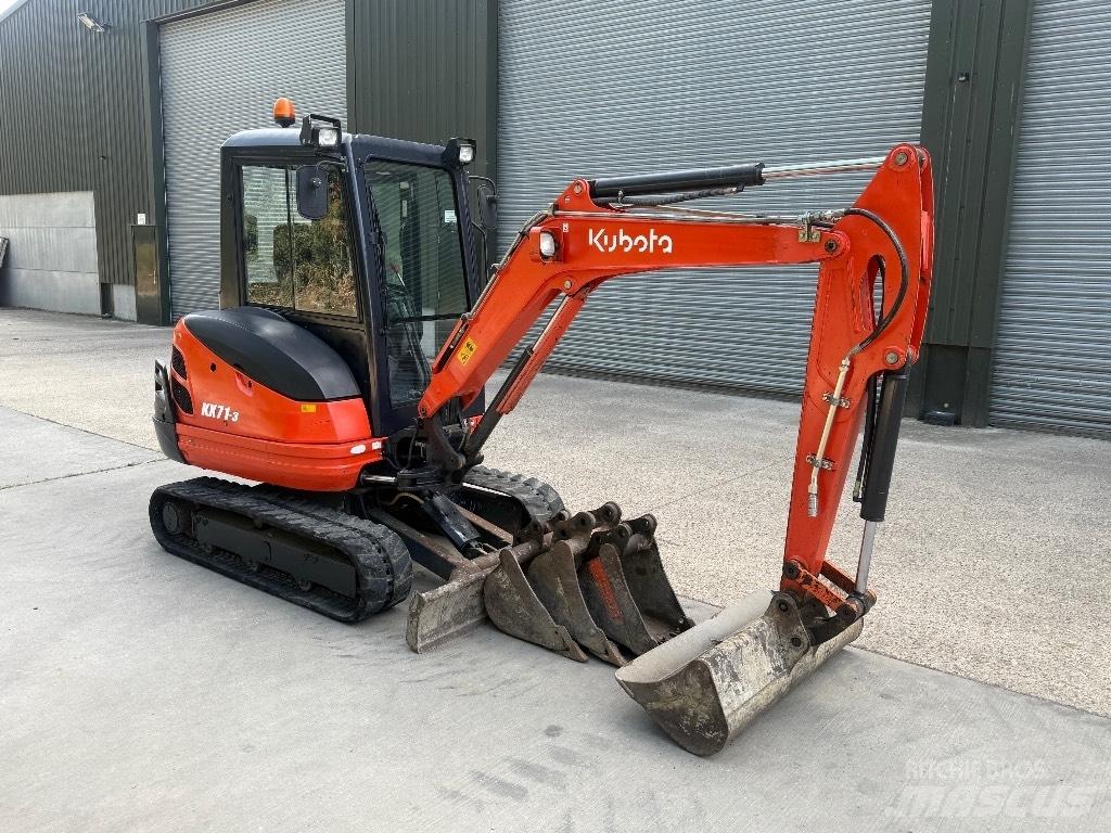 Kubota KX 71 Mini ekskavatörler, 7 tona dek