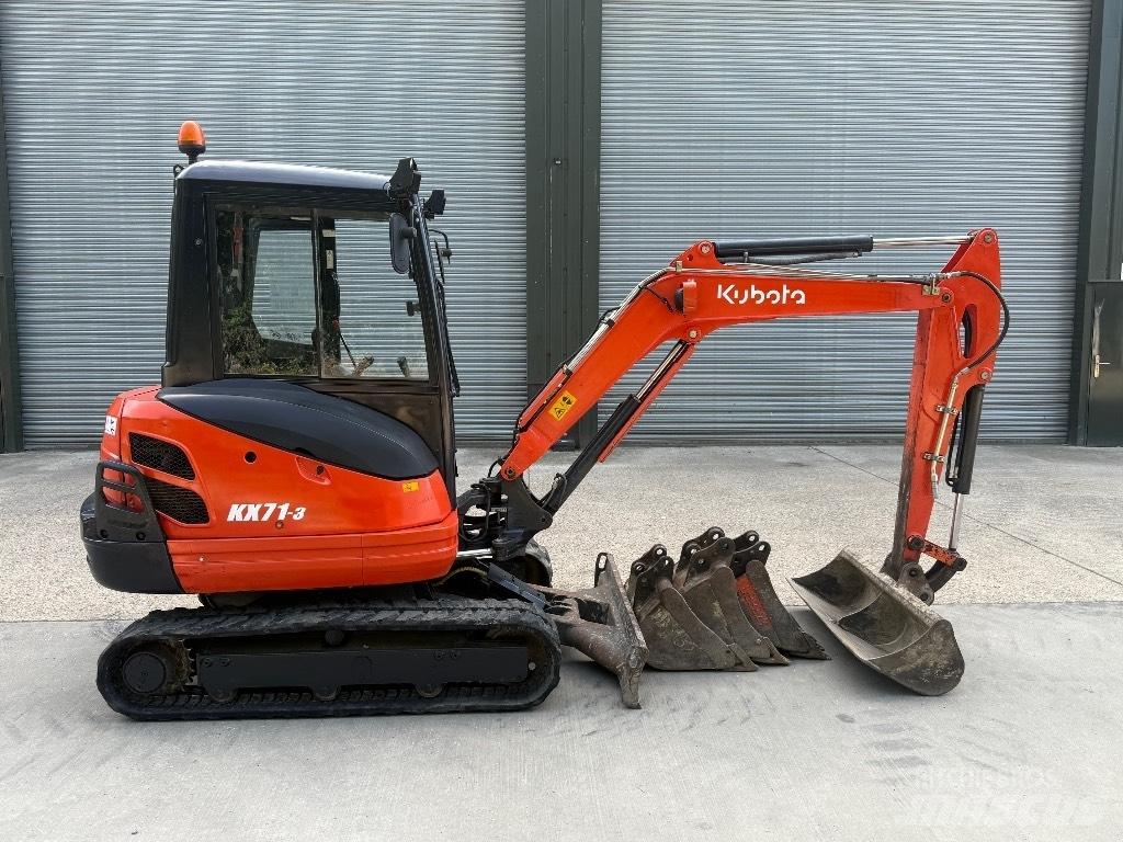 Kubota KX 71 Mini ekskavatörler, 7 tona dek