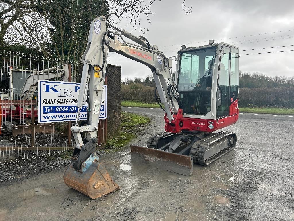 Takeuchi TB 230 Mini ekskavatörler, 7 tona dek