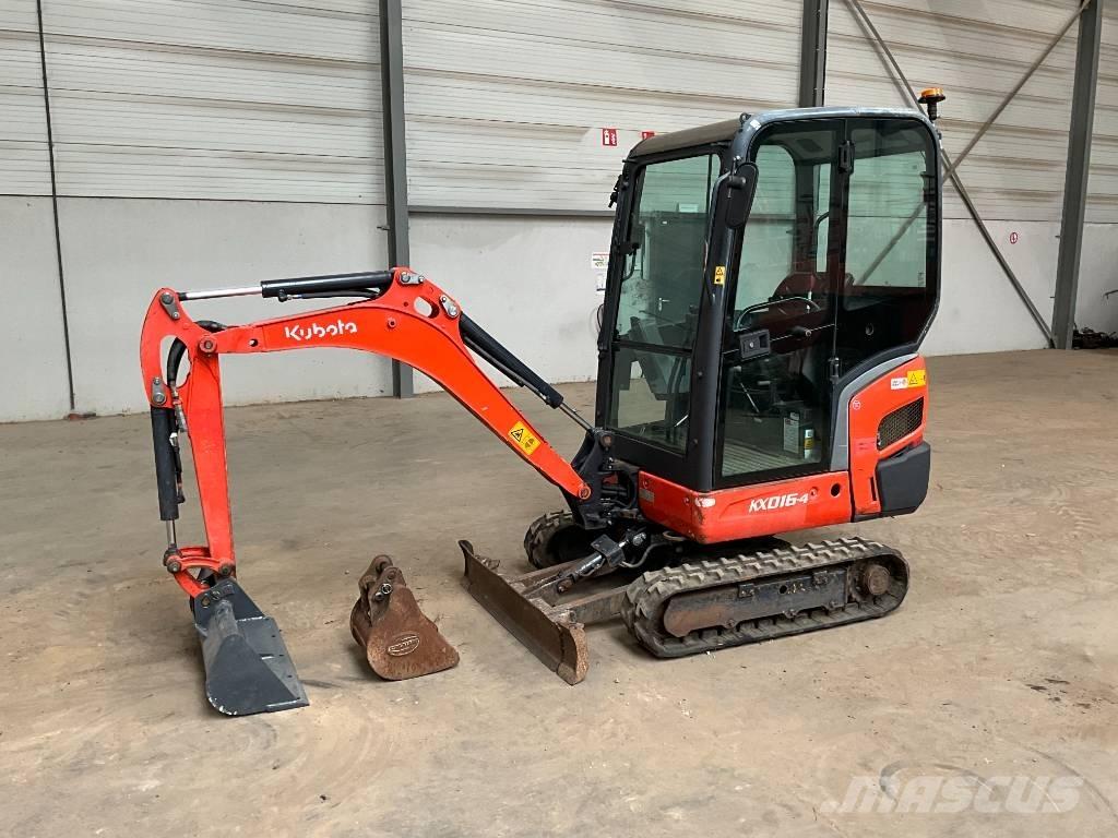Kubota KX 016-4 Mini ekskavatörler, 7 tona dek