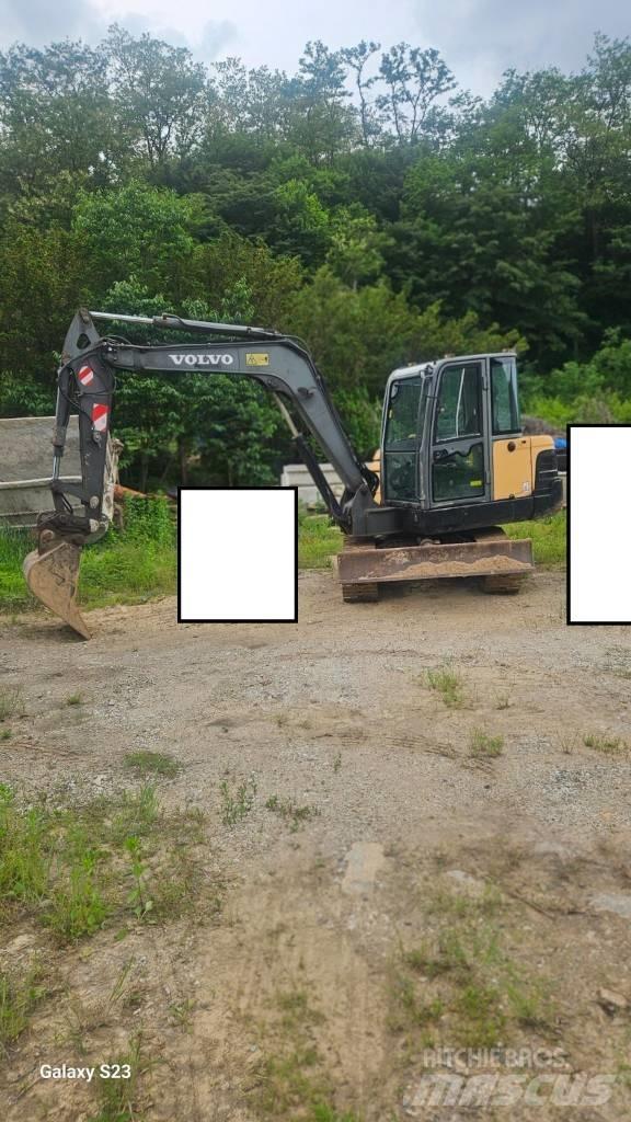 Volvo EC 55 Mini ekskavatörler, 7 tona dek