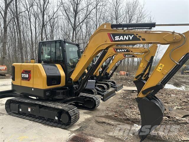 Sany 55U Mini ekskavatörler, 7 tona dek