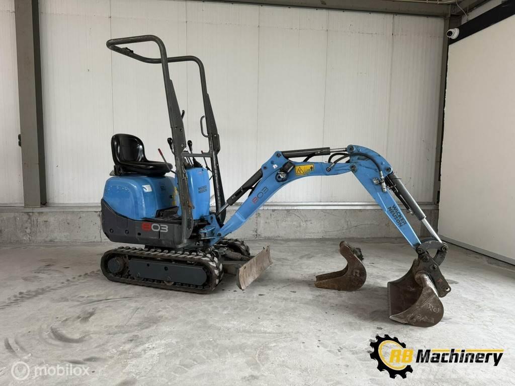 Wacker Neuson 803 Mini ekskavatörler, 7 tona dek