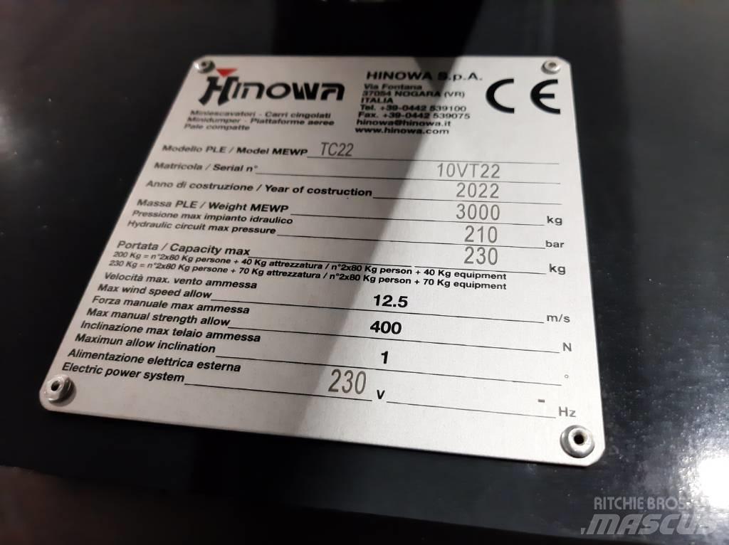Hinowa TC 22 N Teleskopik personel platformları