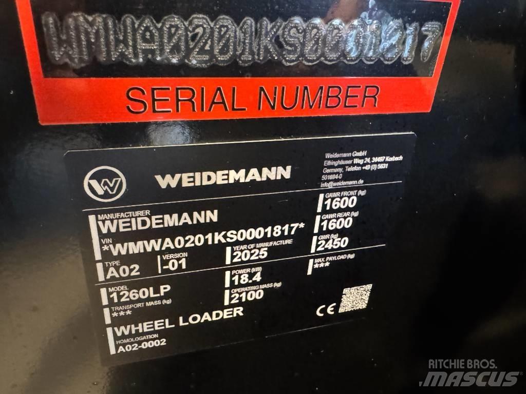 Weidemann 1260 LP Skid steer loderler