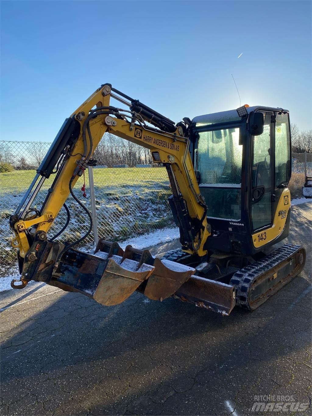 Yanmar SV22 Mini ekskavatörler, 7 tona dek