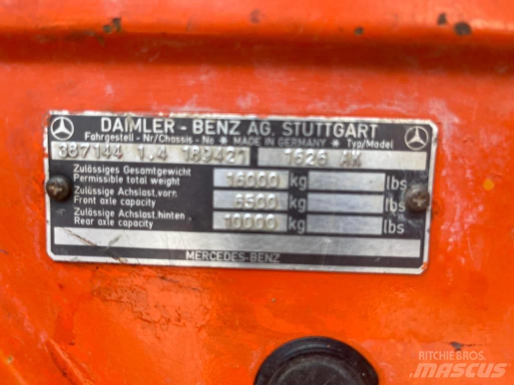 Mercedes-Benz 1626K Araç üzeri vinçler