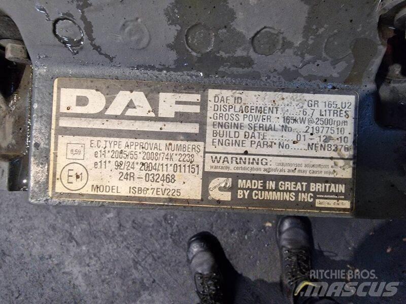 DAF GR165U2 Motorlar