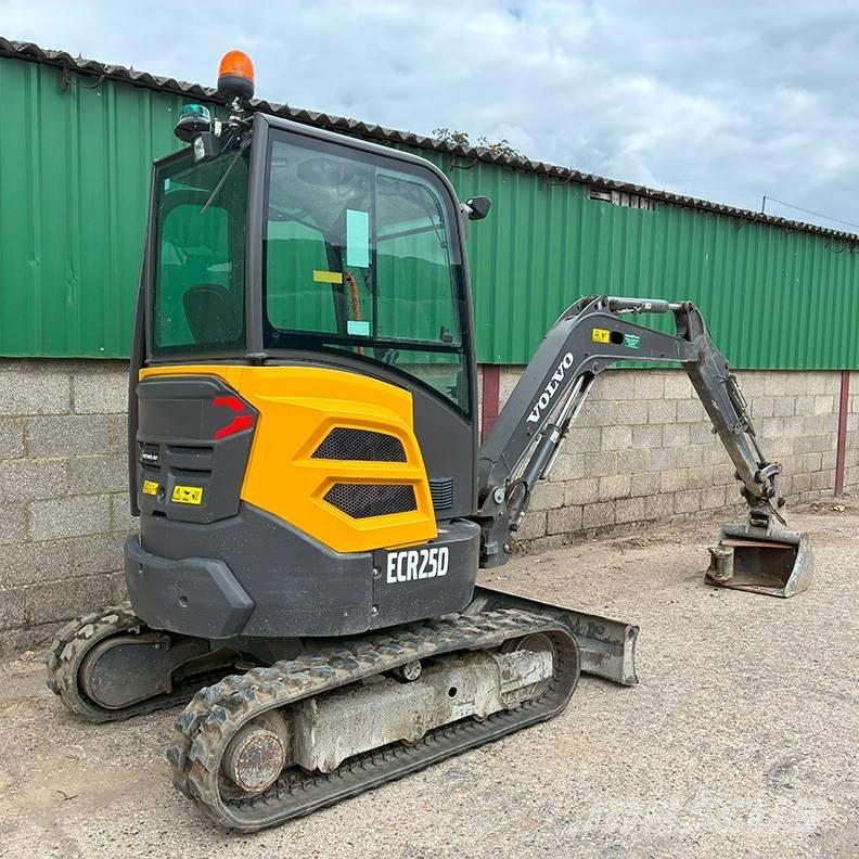 Volvo ECR25D Mini ekskavatörler, 7 tona dek