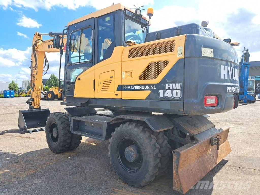 Hyundai HW140 Lastik tekerli ekskavatörler