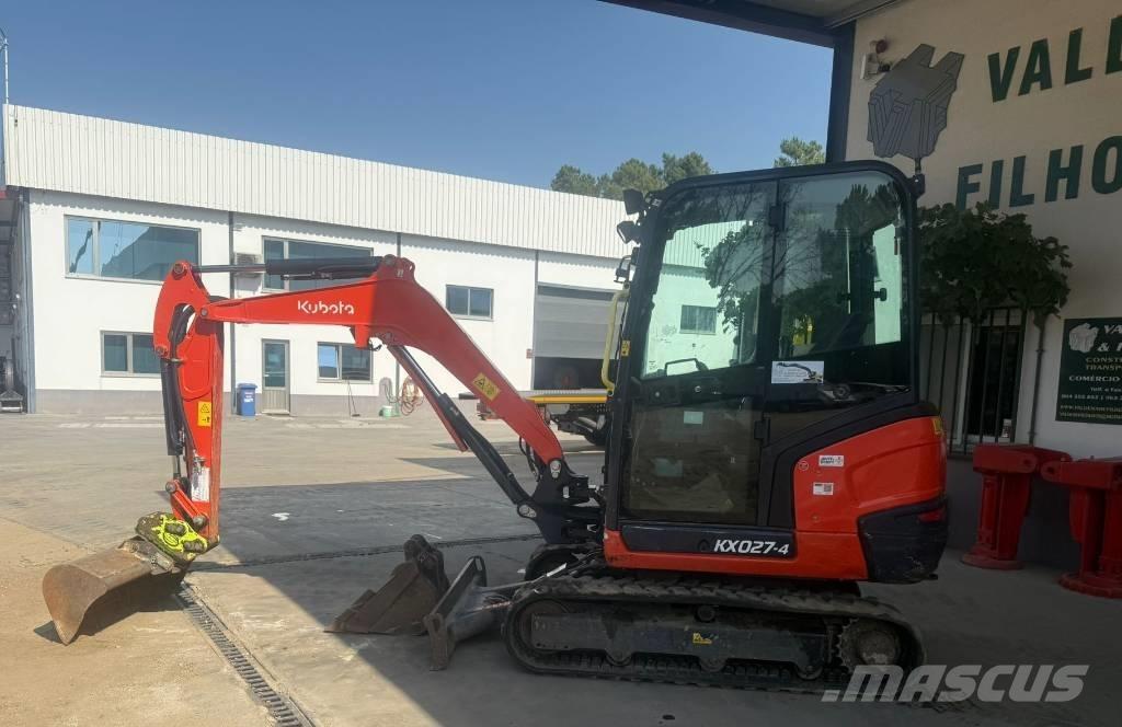 Kubota KX 027-4 Mini ekskavatörler, 7 tona dek
