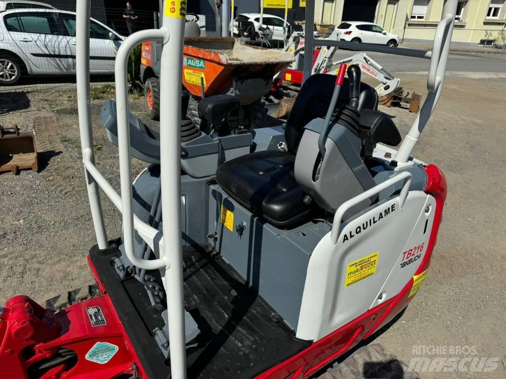 Takeuchi TB 216 Mini ekskavatörler, 7 tona dek