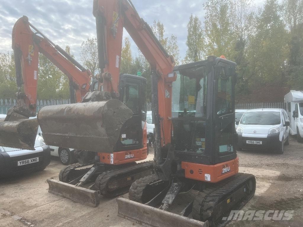 Hitachi Zx26-6 CLR Mini ekskavatörler, 7 tona dek