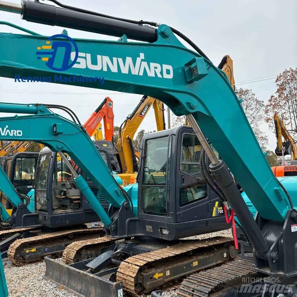 Sunward SWE70 Mini ekskavatörler, 7 tona dek