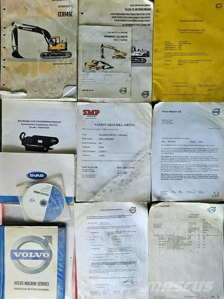 Volvo ECR 145 C L Paletli ekskavatörler