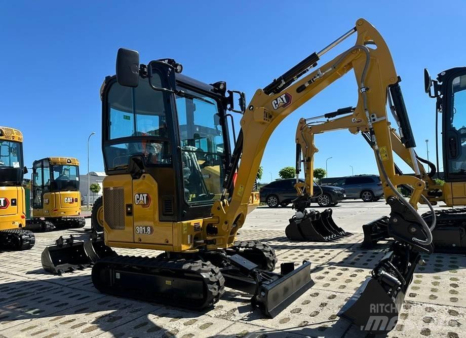 CAT 301.8 Mini ekskavatörler, 7 tona dek