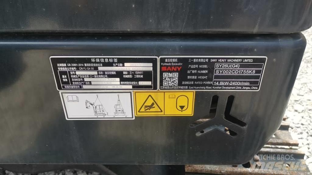 Sany SY 26 C Paletli ekskavatörler