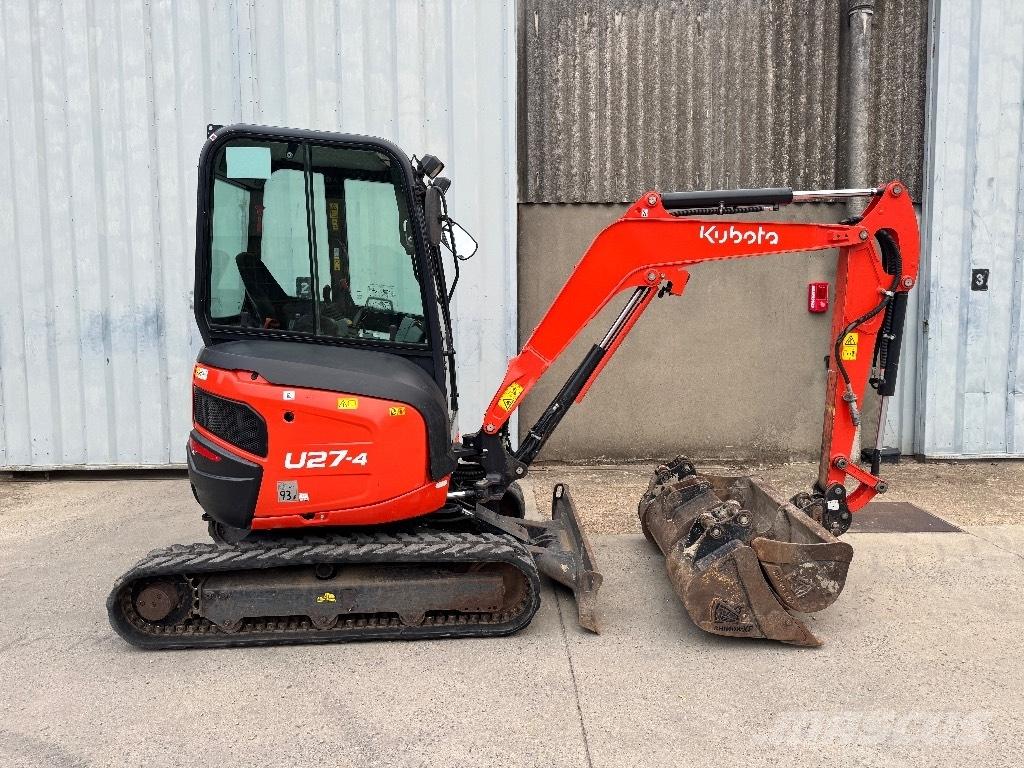 Kubota U 27 Mini ekskavatörler, 7 tona dek