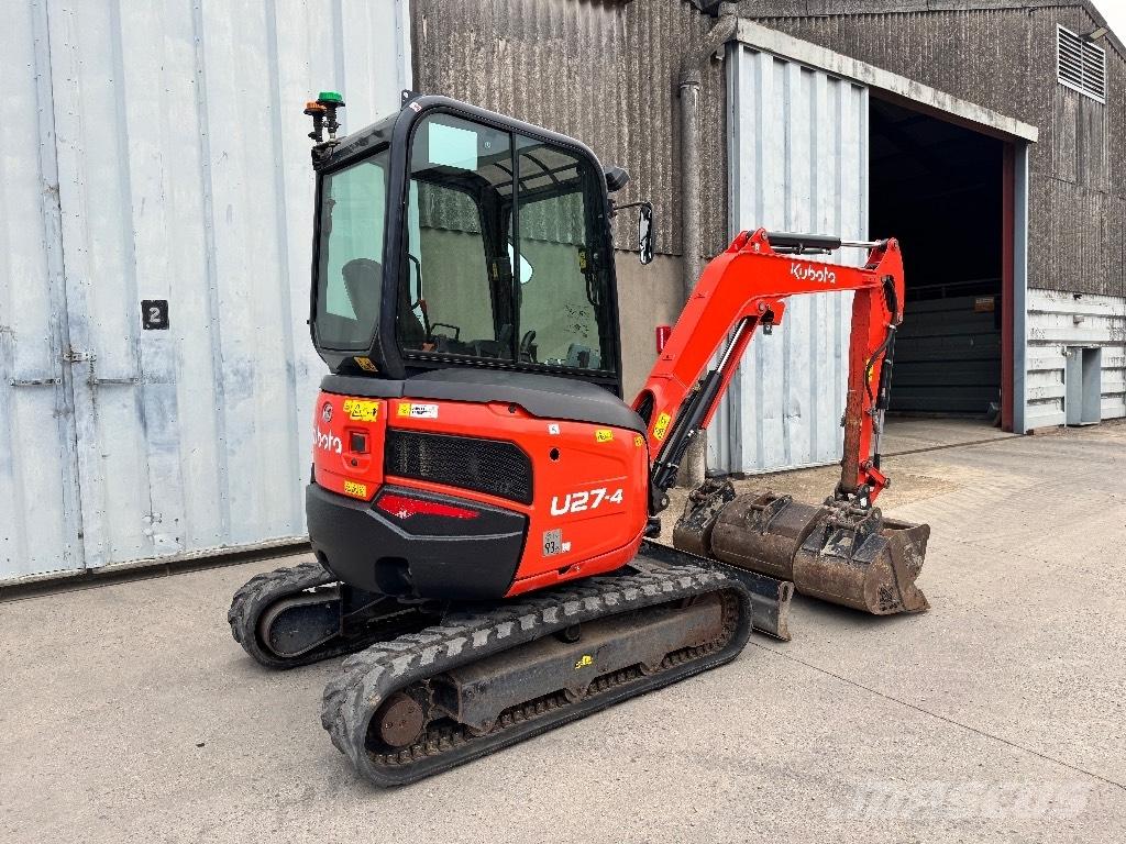 Kubota U 27 Mini ekskavatörler, 7 tona dek