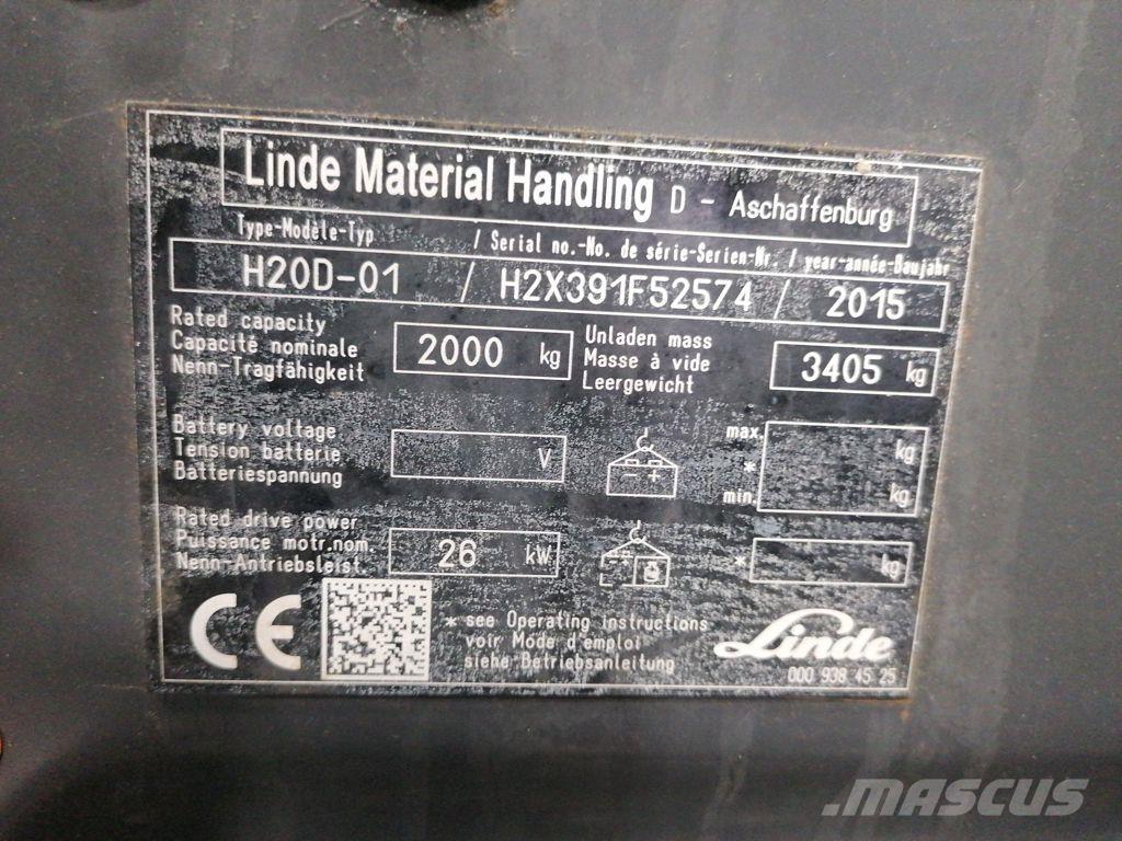 Linde H20D-01 Dizel forkliftler