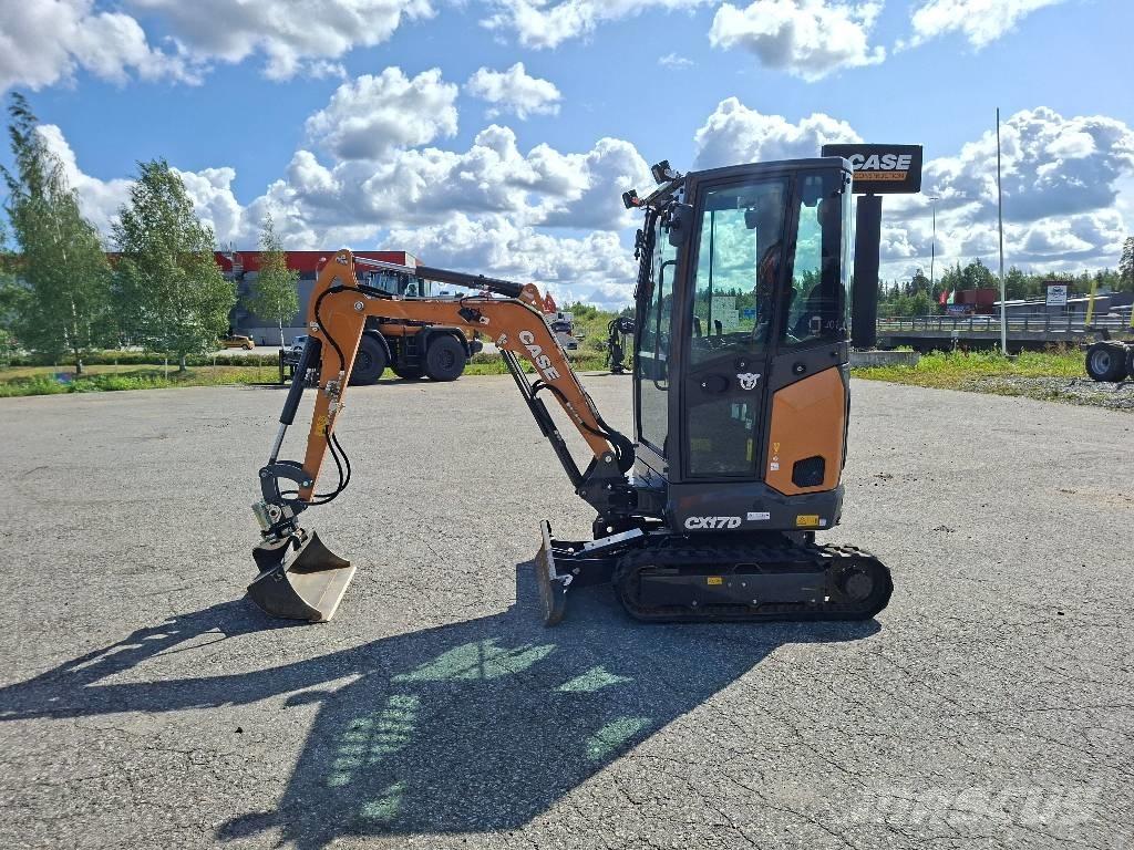 CASE CX 17 D Mini ekskavatörler, 7 tona dek