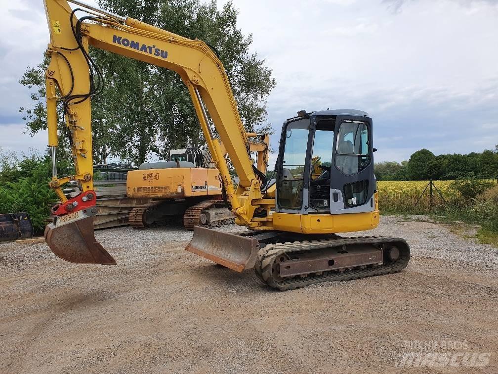 Komatsu PC78MR-6 Mini ekskavatörler, 7 tona dek