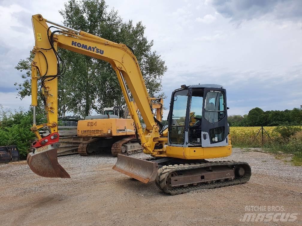 Komatsu PC78MR-6 Mini ekskavatörler, 7 tona dek