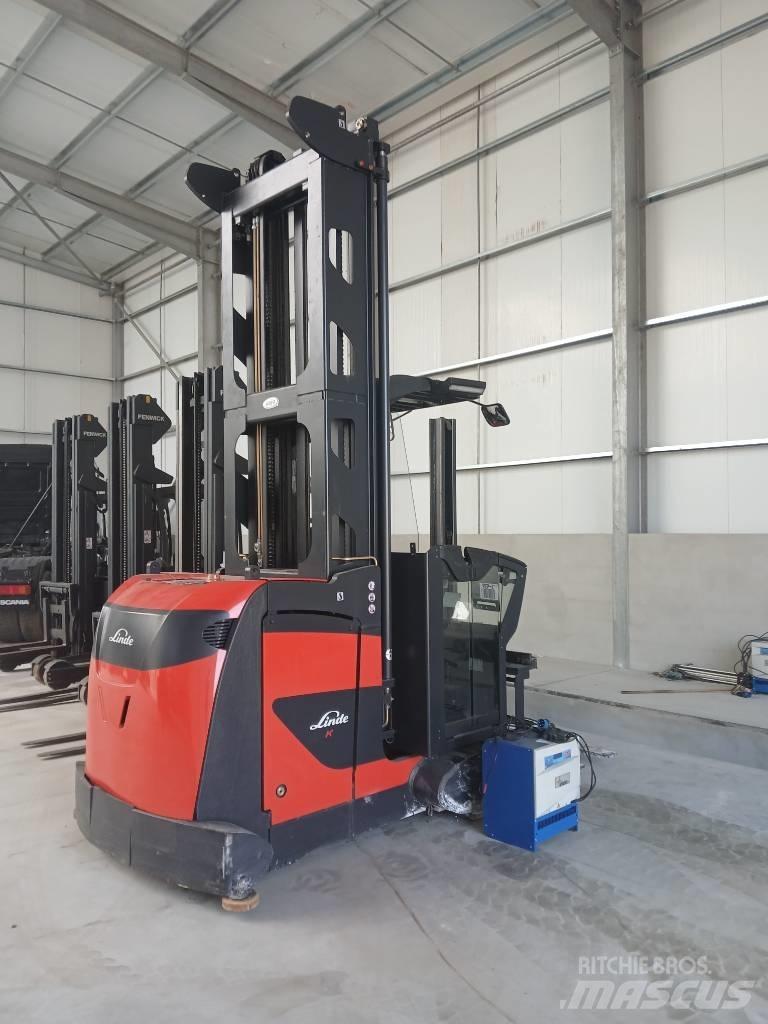 Linde K 10 Dar koridor forklifti