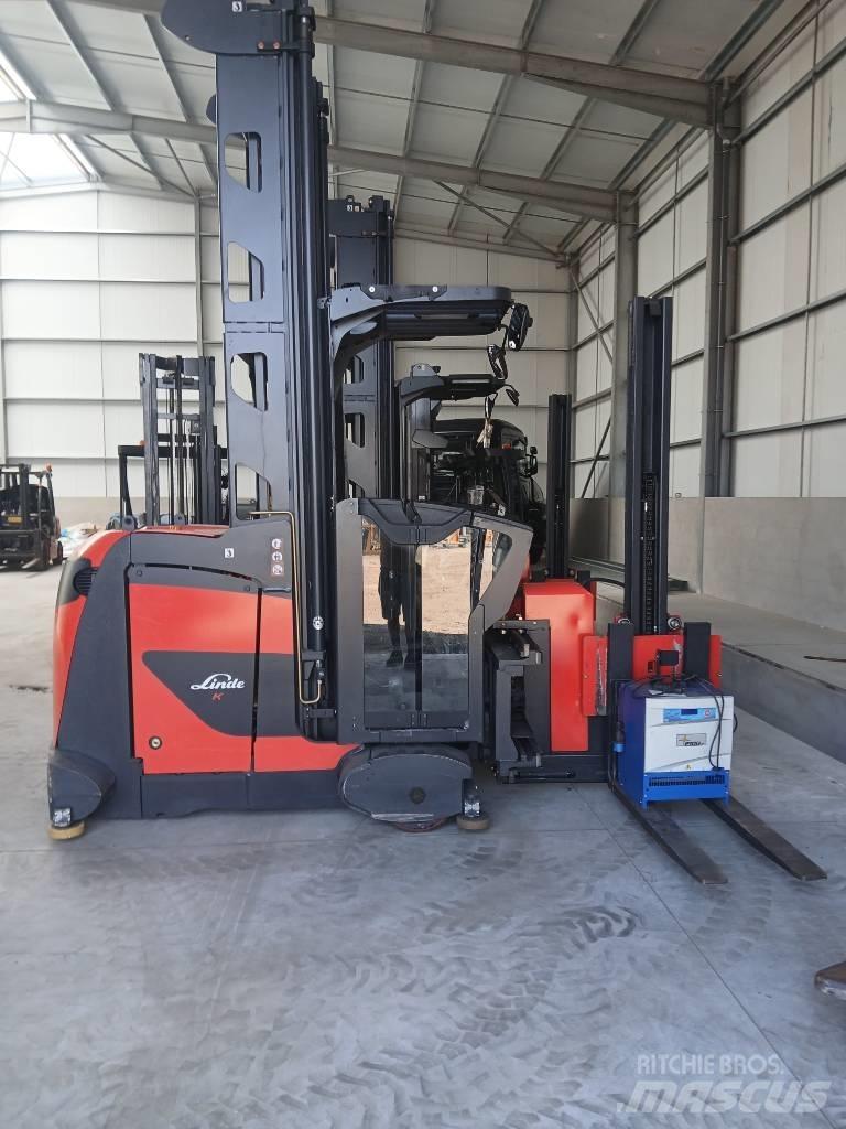 Linde K 10 Dar koridor forklifti