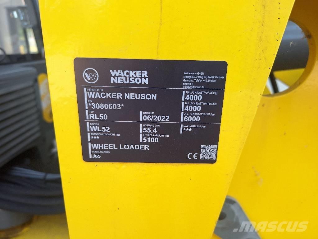 Wacker Neuson WL 52 Tekerlekli yükleyiciler
