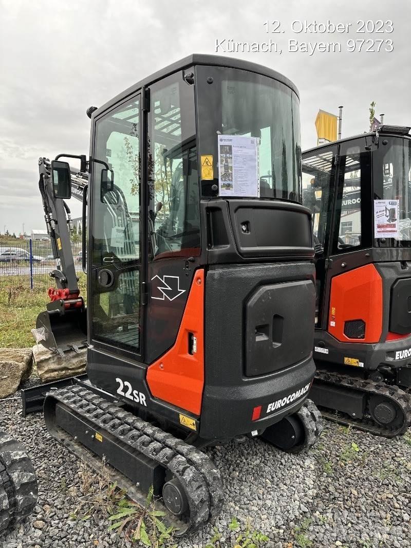 Eurocomach 22SR Mini ekskavatörler, 7 tona dek