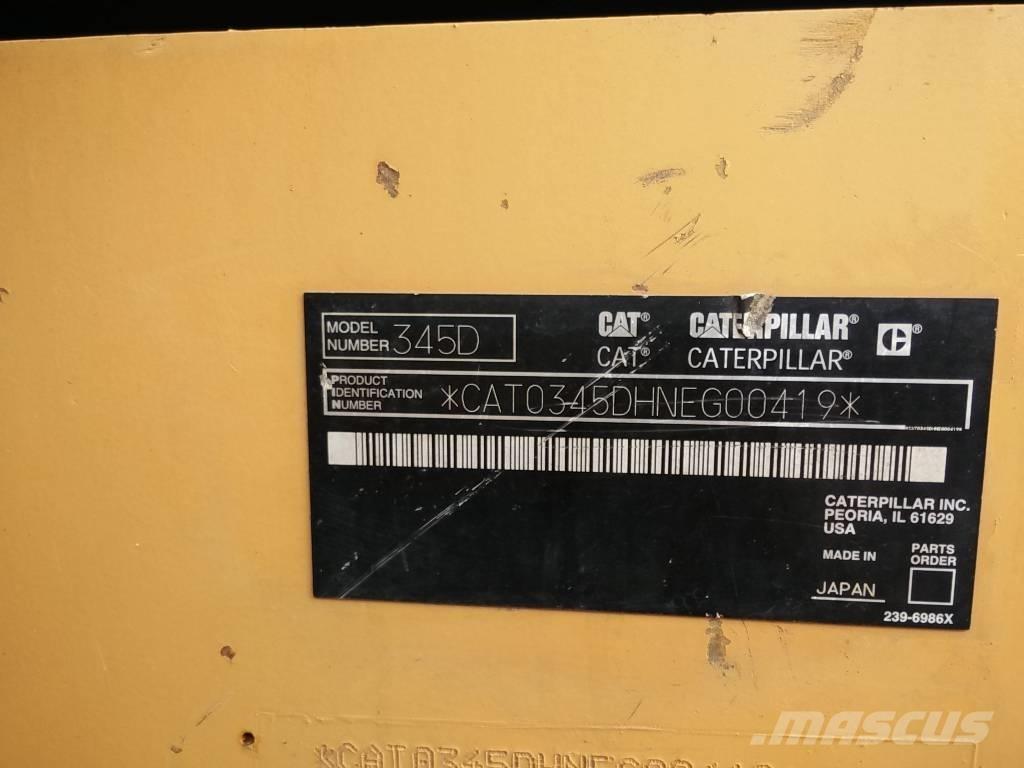 CAT 345 D L Paletli ekskavatörler