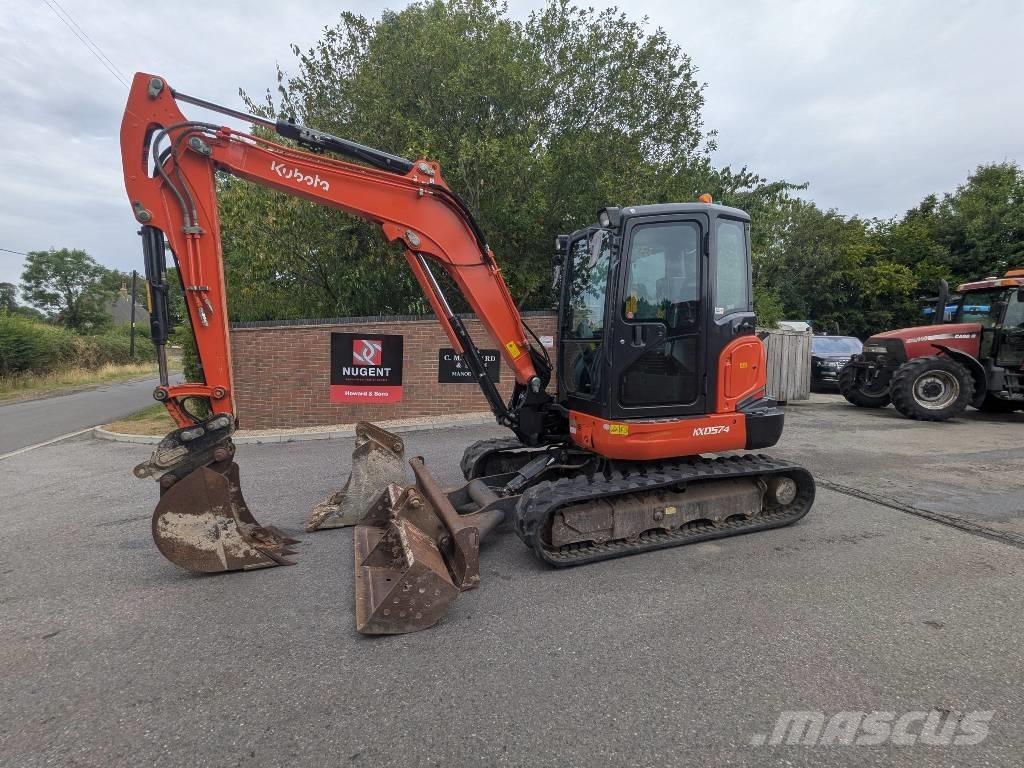 Kubota KX 057-4 Mini ekskavatörler, 7 tona dek