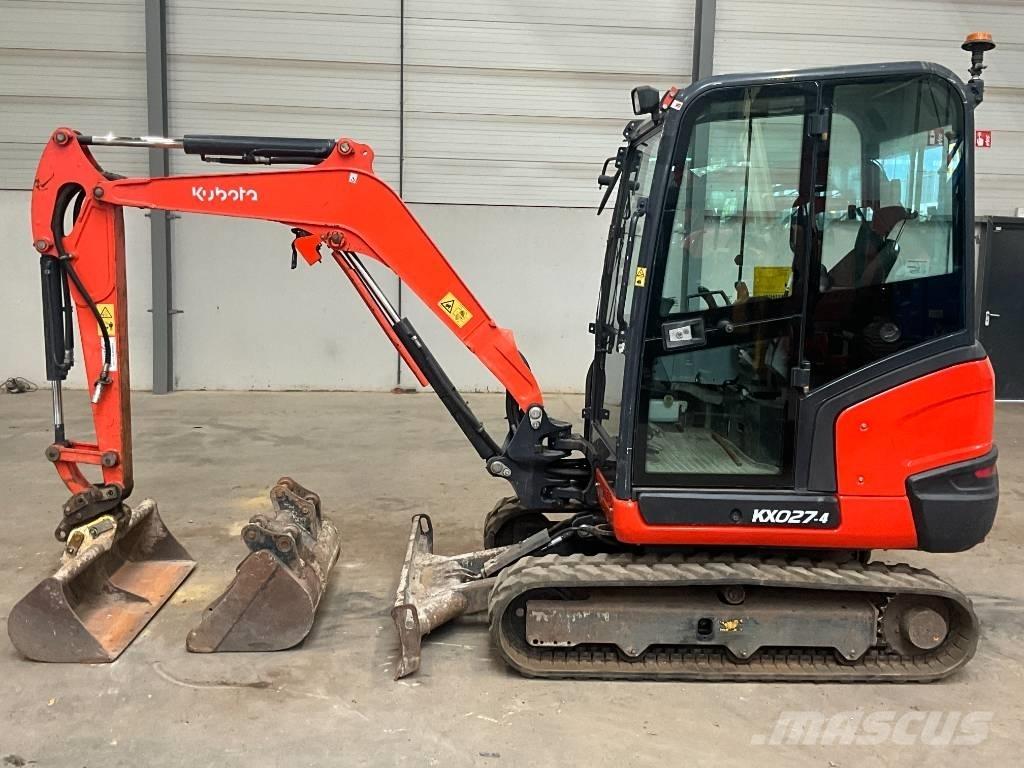 Kubota KX 027-4 Mini ekskavatörler, 7 tona dek