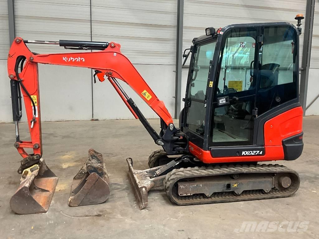 Kubota KX 027-4 Mini ekskavatörler, 7 tona dek