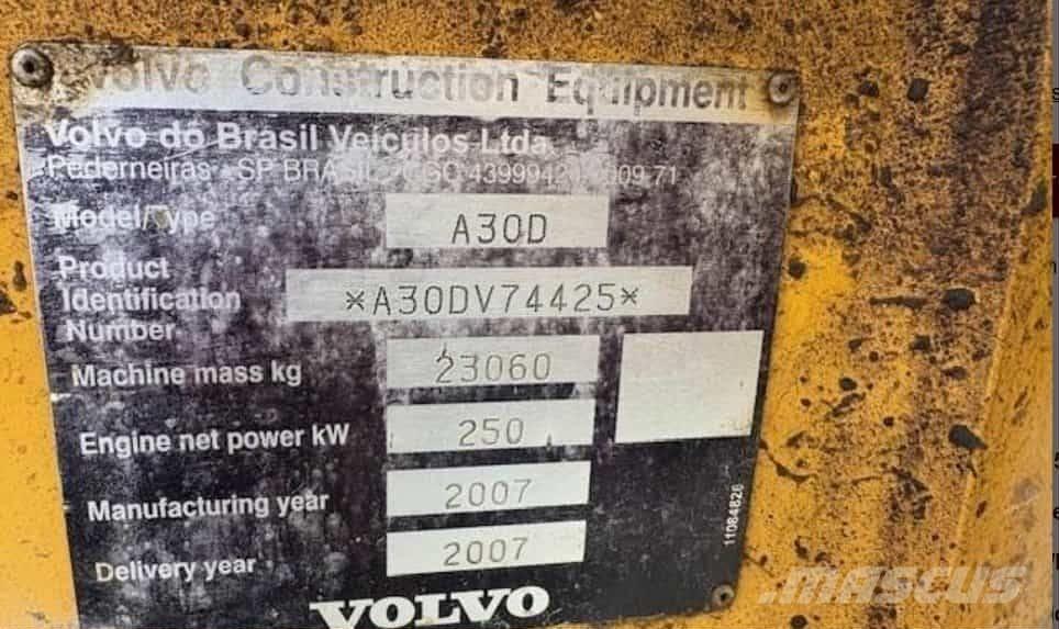 Volvo A 30 D Belden kirma kaya kamyonu