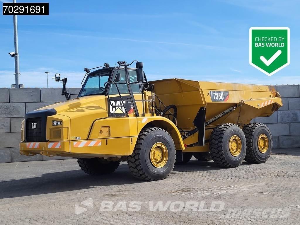 CAT 735 C Belden kirma kaya kamyonu