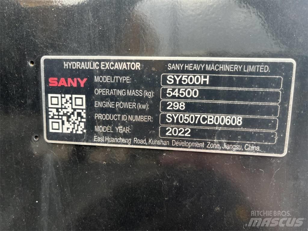 Sany SY 500 H Paletli ekskavatörler
