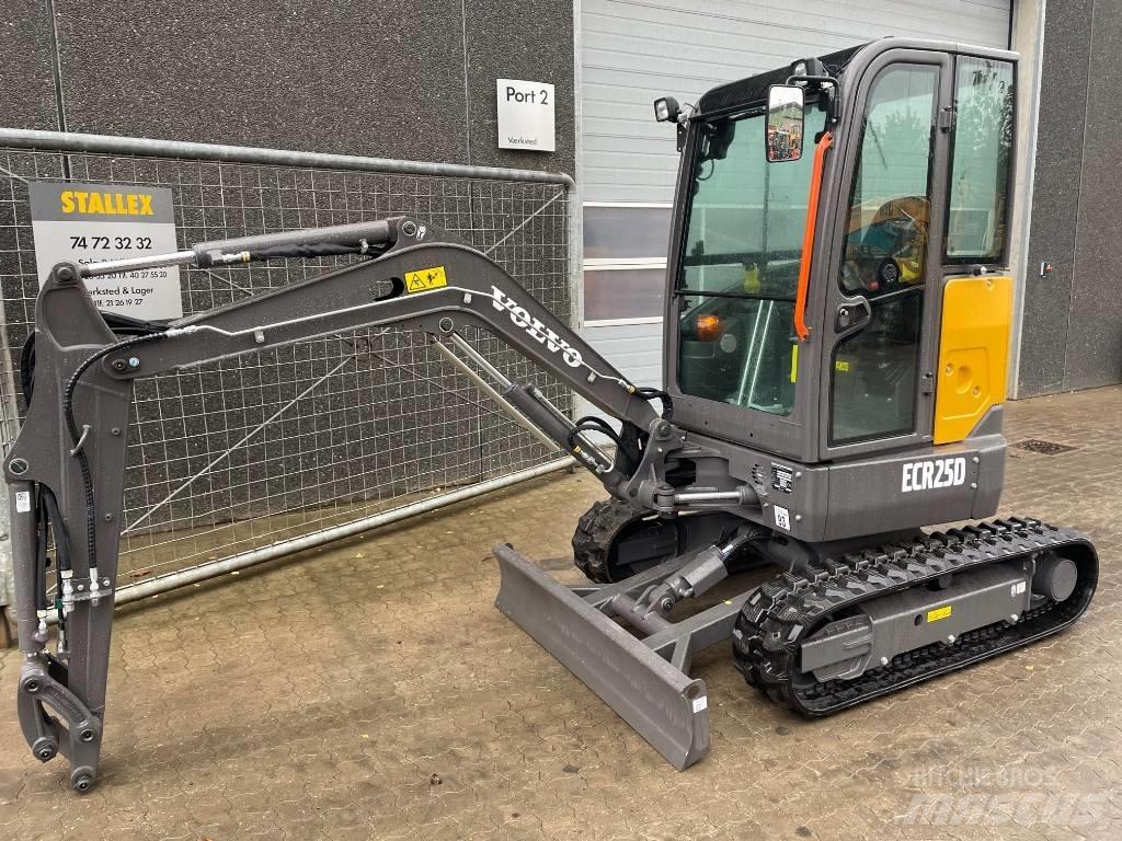 Volvo ECR25D Mini ekskavatörler, 7 tona dek