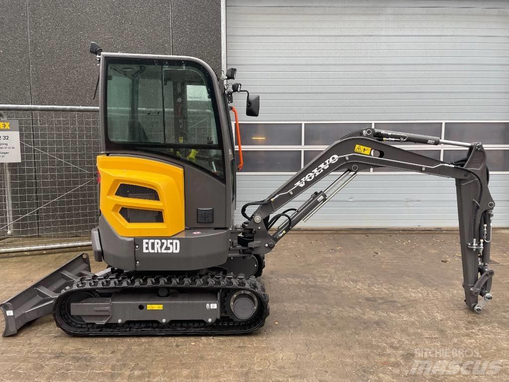 Volvo ECR25D Mini ekskavatörler, 7 tona dek
